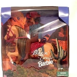 Blazing trails Barbie horse
